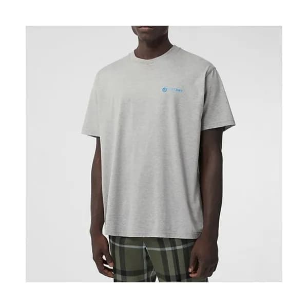 [버버리]Burberry 2020 Mm/Wm Logo Cotton Short Sleeved… - 1