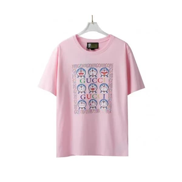 Gucci Mm/Wm Logo Short Sleeved Tshirts Pink - 구찌 … - 1