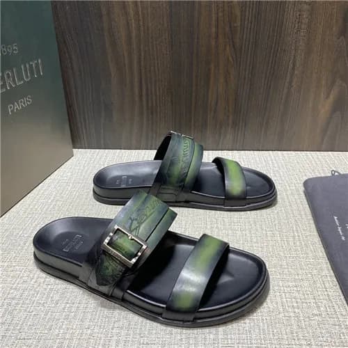 Berluti 2021 Men's Leather Mule,BERTS0246 - 벨루… - 1