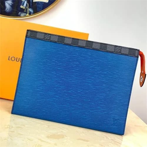 [루이비통]Louis Vuitton 2021 Men's Leather Pouch,2… - 1