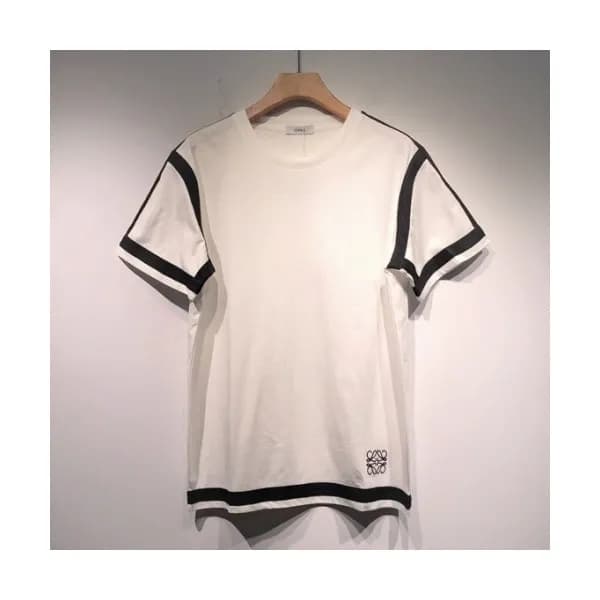 [추천템]Loewe Mm/Wm Smile Short Sleeved Tshirts Whit… - 1