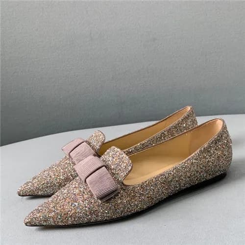 Jimmy Choo 2021 Women's Leather Flat,JIMS0110 … - 1
