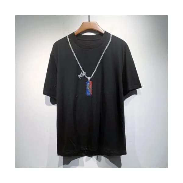 Louis vuitton Mm/Wm Logo Short Sleeved Tshirts Bl… - 1