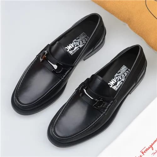 Salvatore Ferragamo 2021 Men's Leather Loafer,… - 1