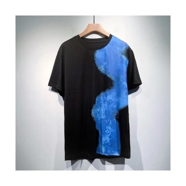 Louis vuitton Mm/Wm Logo Short Sleeved Tshirts Bl… - 1