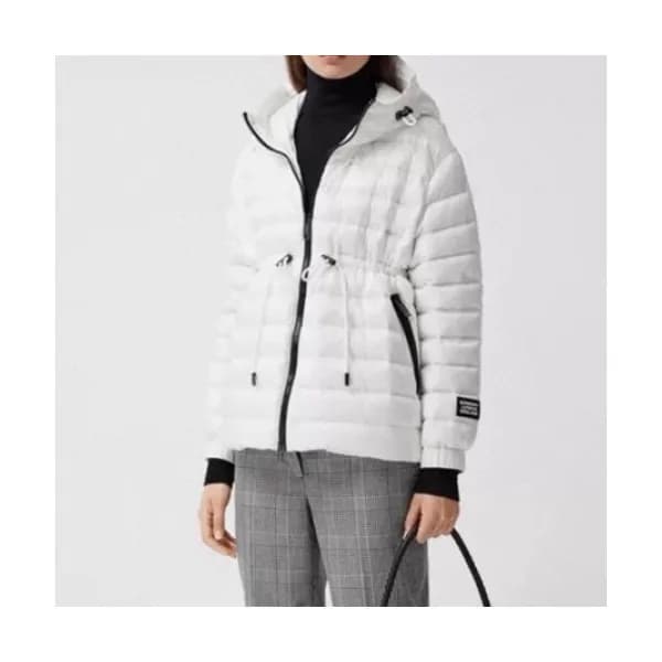 Burberry Womens Logo Duck Down Padding White - 버버리… - 1