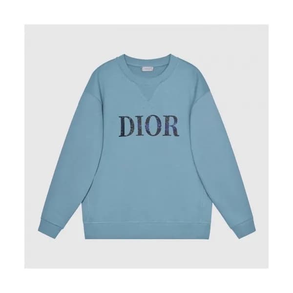 Dior Mens Logo Casual Cotton Tshirts Blue - 디올 20… - 1