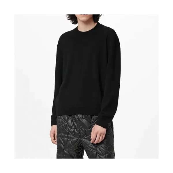 Louis vuitton Unisex Casual Sweaters Black - 루이비통… - 1