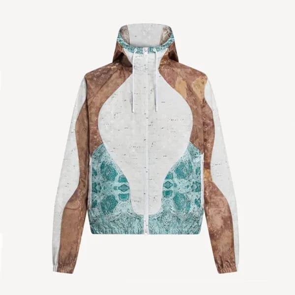 루이비통 남성 블루 후드자켓 - Mens Blue Jackets - lou04167x - 1