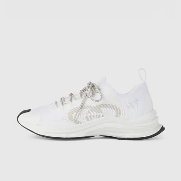 구찌 남성 트렌디 화이트 스니커즈 - Mens White Sneakers - guc0477… - 1