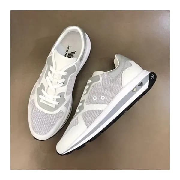 알마니 남성 클래식 그레이 스니커즈 - Mens Gray Sneakers - arm0913… - 1