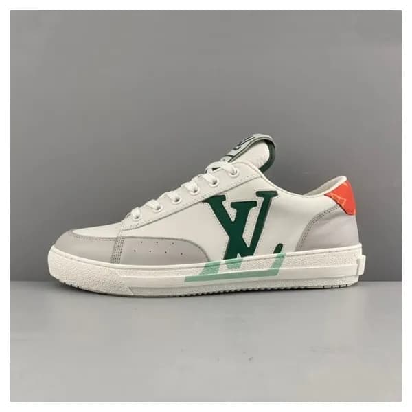 루이비통 남/녀 CHARLIE 그린 스니커즈 - Unisex Green Sneakers -… - 1