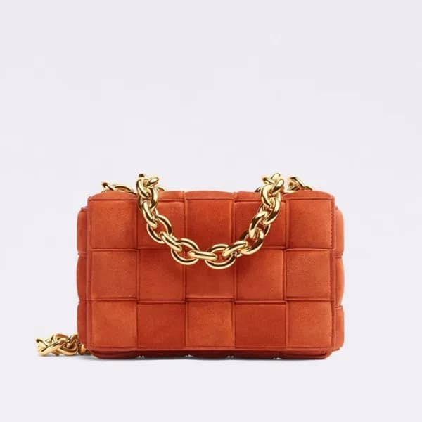 보테가베네타 여성용 오렌지 카세트백 - Womens Orange Cassette Bag -… - 1