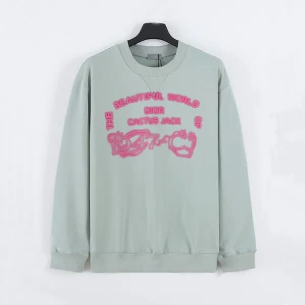 디올 남성 클래식 민트 맨투맨 - Mens Mint Tshirts - dio02038x - 1