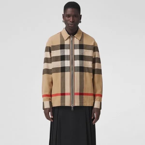 버버리 남성 클래식 카멜 셔츠 - Burberry Mens Camel Tshirts - b… - 1