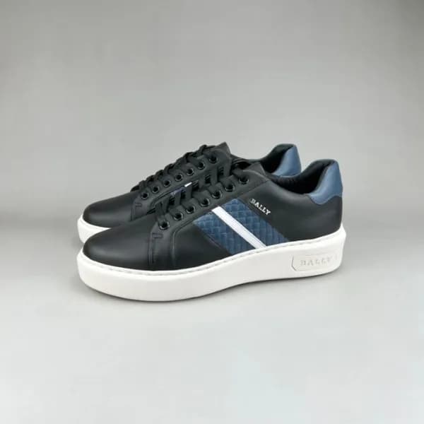 발리 남성 블랙 스니커즈 - Bally Mens Black Sneakers - bal160… - 1