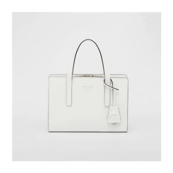프라다 여성 화이트 토트백 - Prada Womens White Tote Bag - pr8… - 1