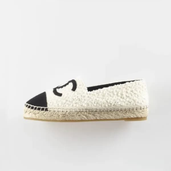 샤넬 여성 화이트 슬립온 - Chanel Womens White Slip-on - ch92… - 1