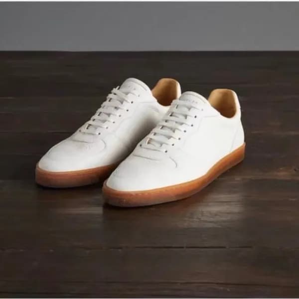 브루넬로쿠치넬리 남성 화이트 스니커즈 - Brunello Cucinelli Mens Whi… - 1
