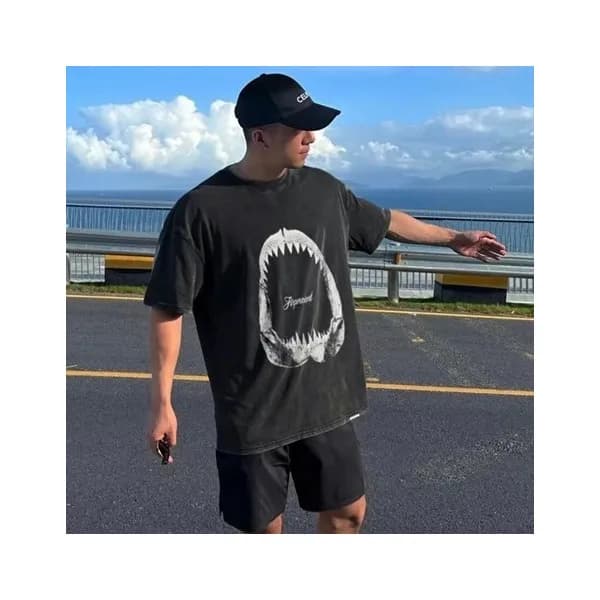 리프리젠트 남성 그레이 크루넥 반팔티 - Represent Mens Gray Tshirts… - 1