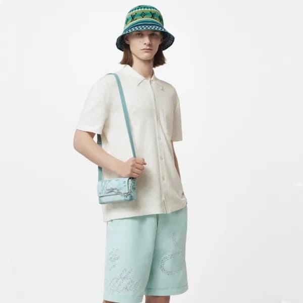 루이비통 남성 블루 카메라백 - Louis vuitton Mens Blue Camera B… - 1