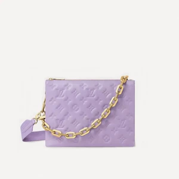 루이비통 여성 퍼플 쿠상 - Louis vuitton Womens Purple Coussi… - 1