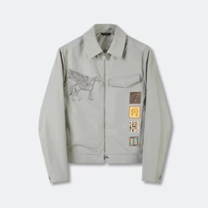 에르메스 남성 그레이 자켓 - Hermes Mens Gray Jackets - he399… - 1