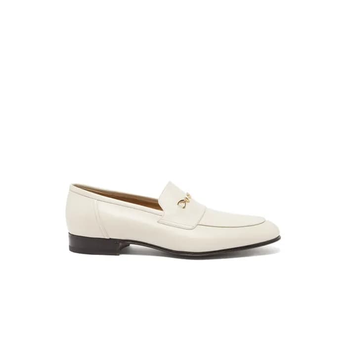 구찌 여성 레더 홀스빗 로퍼 【매장-120만원대】 - Gucci Womens White L… - 1