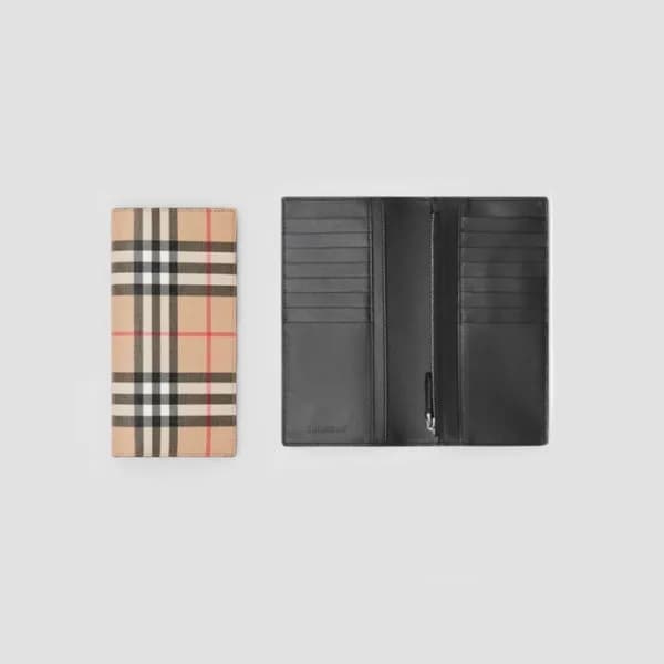 버버리 남성 베이지 장지갑 - Burberry Mens Beige Long Wallets … - 1