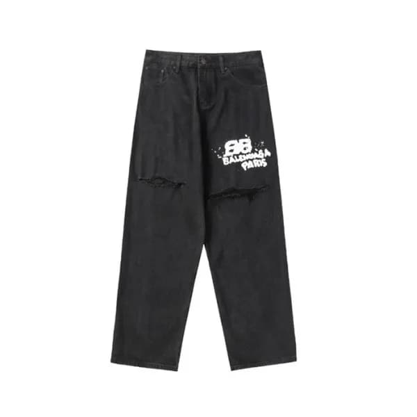 발렌시아가 남성 블랙 청바지 - Balenciaga Mens Black Jeans - ba… - 1