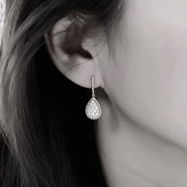 부쉐론 여성 화이트 골드 이어링 - Boucheron Womens White Gold Ea… - 1
