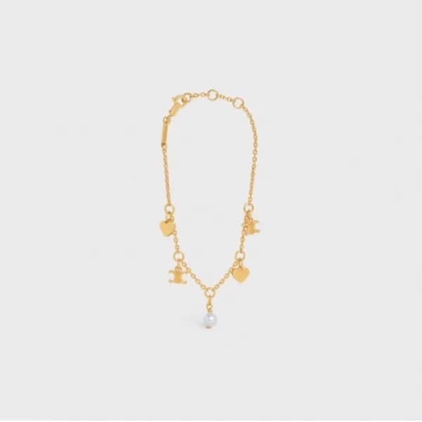셀린느 여성 골드 팔찌 - Celine Womens Gold Bangle - acc489x - 1