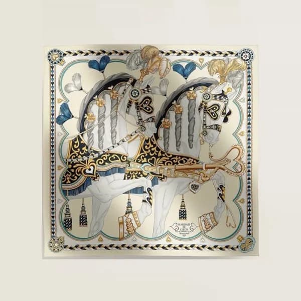 에르메스 여성 실크 스카프 - Hermes Womens Silk Scarf - acc153… - 1