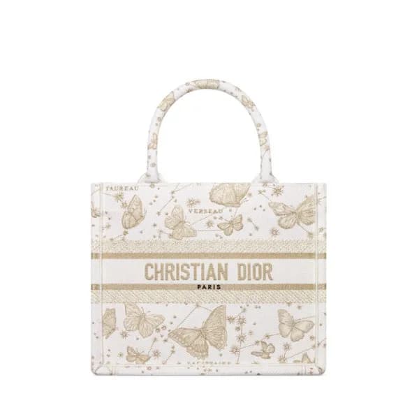 디올 여성 화이트 북토트 - Dior Womens White Book Tote - dib5… - 1