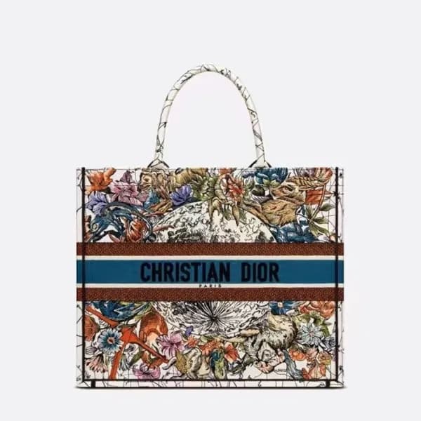 디올 여성 블루 북토트 - Dior Womens Blue Book Tote - dib655… - 1