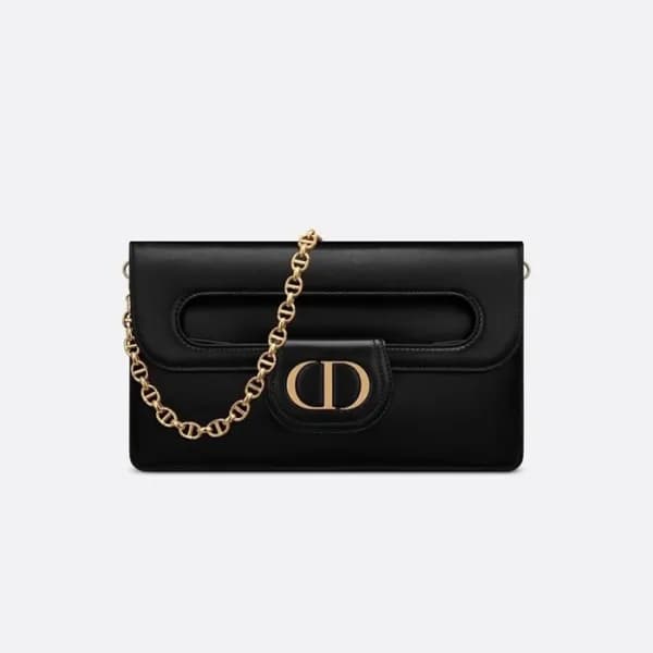 디올 여성 블랙 더블 클러치 - Dior Womens Black Double Clutch … - 1