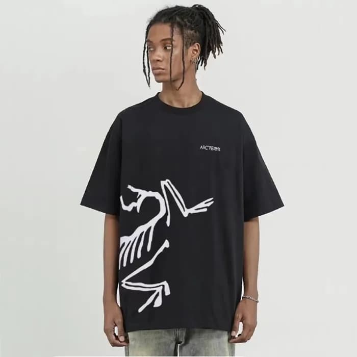 아크테릭스 남성 블랙 티셔츠 - Arcteryx Mens Black Tshirts - ar… - 1