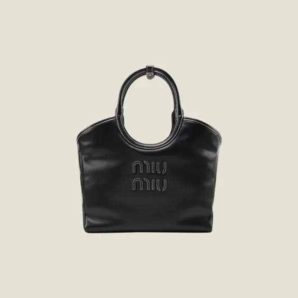 미우미우 여성 블랙 아이비 백 - Miumiu Womens Ivy Bag - mib2055… - 1