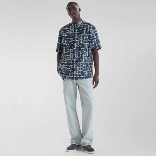펜디 남성 블루 청바지 - Fendi Mens Blue Jeans - fec931x - 1