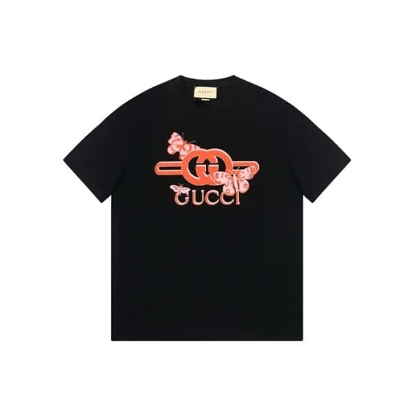구찌 남/녀 블랙 티셔츠 - Gucci Unisex Black Tshirts - guc15… - 1