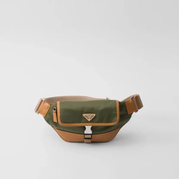 프라다 남성 카키 슬링백 2VH176 - Prada Mens Khaki Fanny Bag … - 1