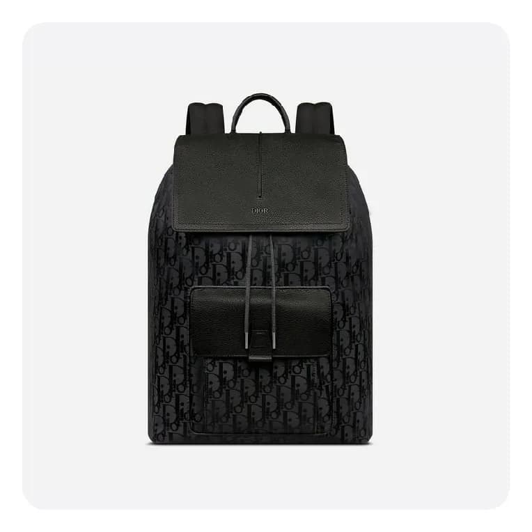 디올 오블리크 갤럭시 스무스 카프스킨 모션 - Dior Oblique Galaxy Sm… - 1