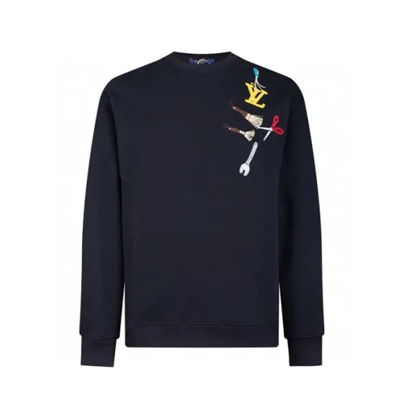 루이비통 남성 라운드 맨투맨 - Louis vuitton Mens Round Tshirts… - 1