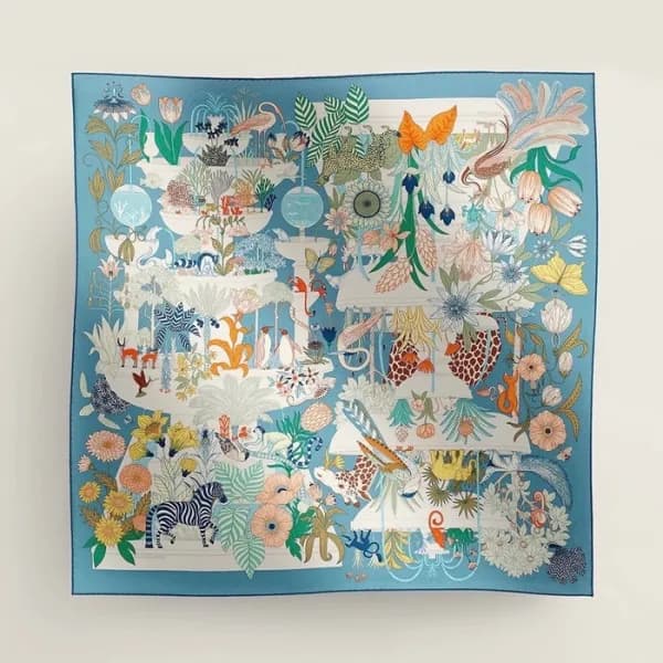 에르메스 여성 실크 스카프 - Hermes Womens Silk Scarf - acc238… - 1