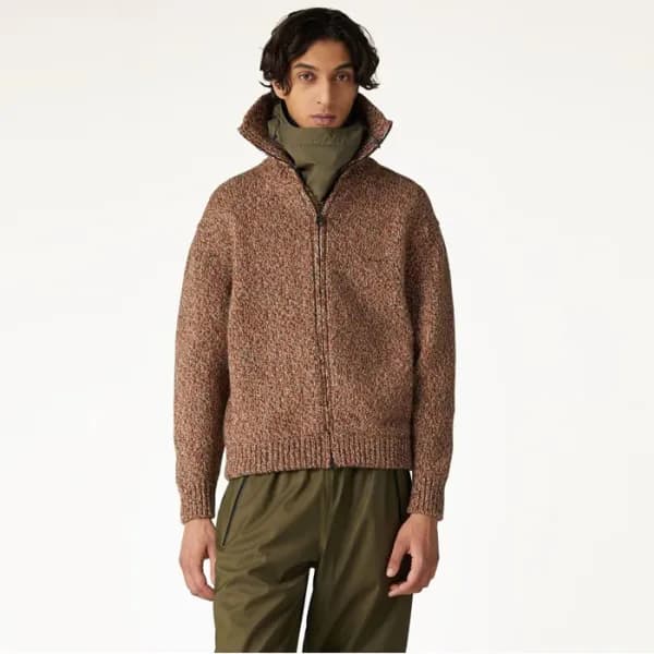 로로피아나 남성 집업 스웨터 - Loro Piana Mens Zip-up Sweater -… - 1