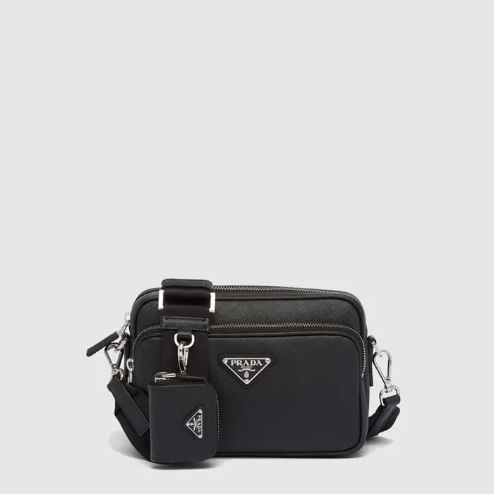 프라다 남성 사피아노 가죽 숄더백 2VH170 - Prada Mens Saffiano Le… - 1