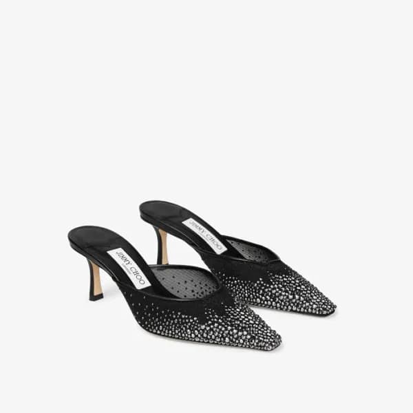 지미추 여성 비비 65 크리스털 메시 뮬 - Jimmy Choo Womens Vivi 65… - 1