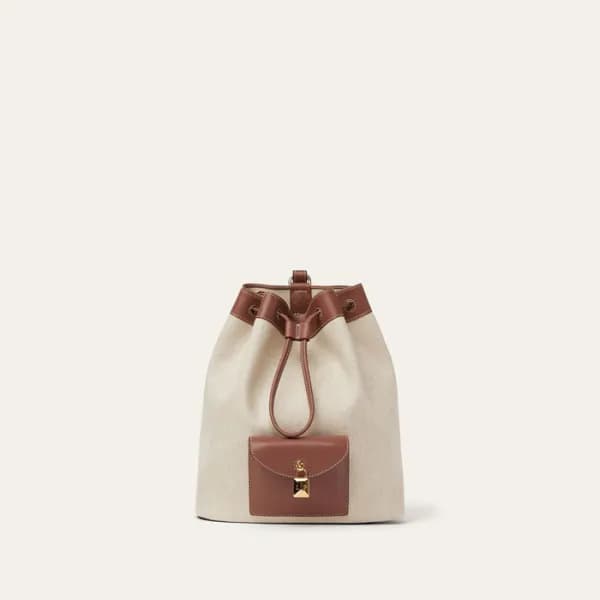 로로피아나 여성 엑스트라 드로스트링 L27 백팩 - Loro Piana Womens Ext… - 1
