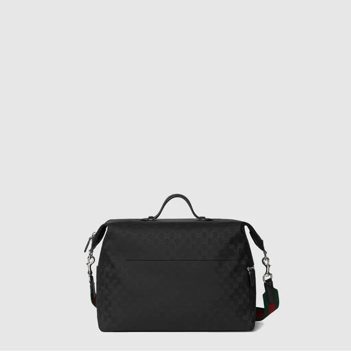 구찌 남성 GG 캔버스 미디엄 더플백 - Gucci Mens GG Canvas Medium… - 1
