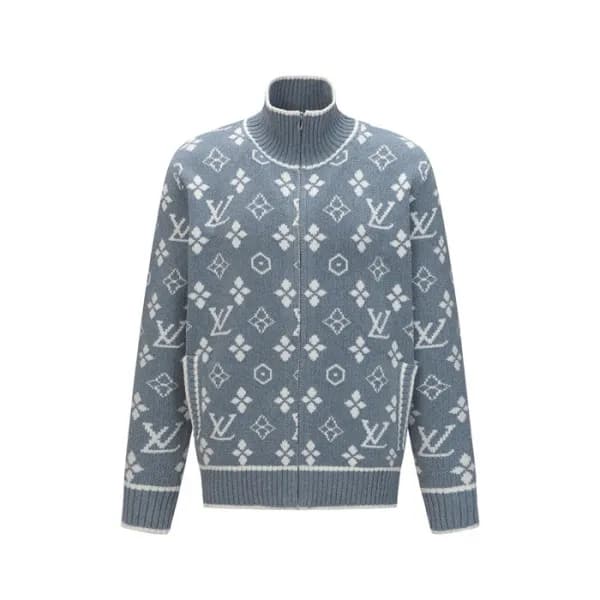 루이비통 남성 집업 스웨터 - Louis vuitton Mens Zip-up Sweater… - 1